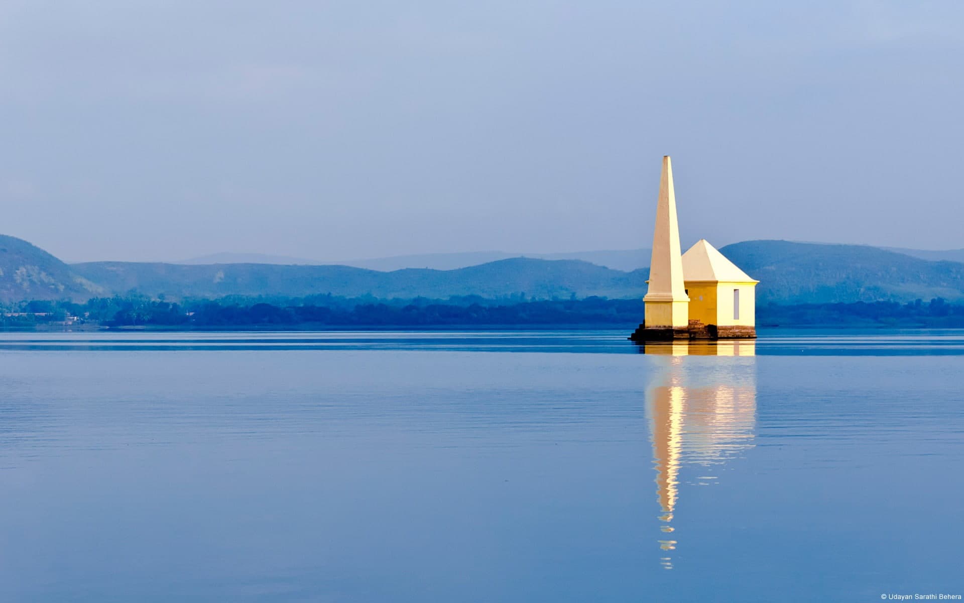 Floating Temple in Chilika