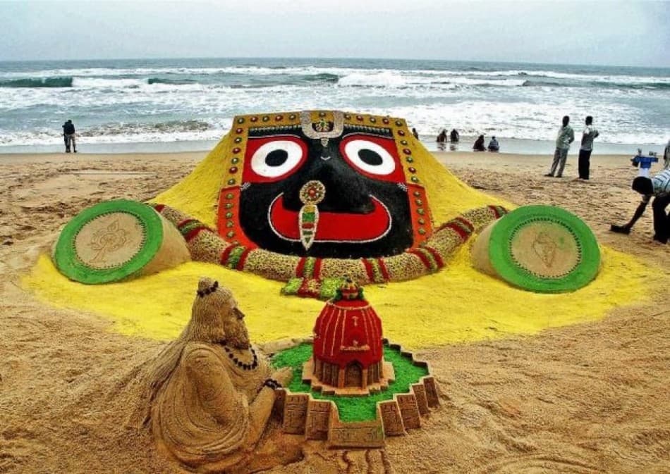 Sand Art at Puri Beach